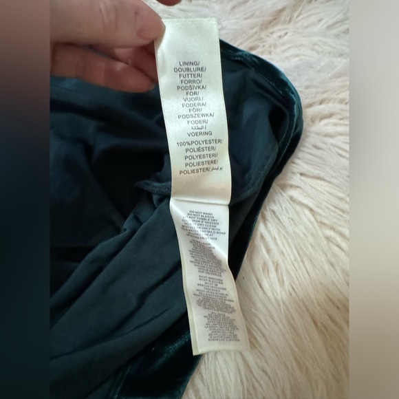 Adrianna Papell Women's Beaded Velvet Mermaid Gown hunter green size 14 NWT - Picture 7 of 16